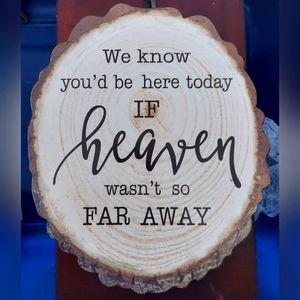 For wedding Heaven sign